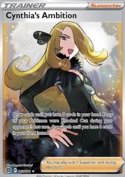 Cynthia's Ambition - Brilliant Stars (Ultra Rare) [BRS-169] - Cards Beyond