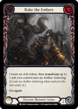 Rake the Embers (Blue) (Regular) - Uprising (Common) [UPR-035] - Cards Beyond