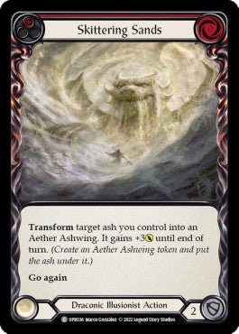 Skittering Sands (Red) (Regular) - Uprising (Common) [UPR-036] - Cards Beyond