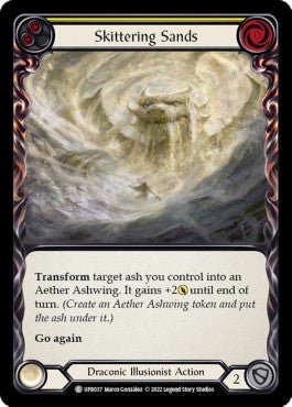 Skittering Sands (Yellow) (Regular) - Uprising (Common) [UPR-037] - Cards Beyond