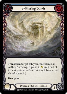 Skittering Sands (Blue) (Regular) - Uprising (Common) [UPR-038] - Cards Beyond