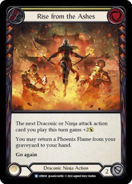 Rise from the Ashes (Yellow) (Regular) - Uprising (Rare) [UPR-058] - Cards Beyond