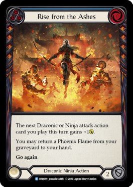 Rise from the Ashes (Blue) (Regular) - Uprising (Rare) [UPR-059] - Cards Beyond