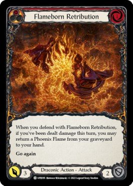 Flameborn Retribution (Regular) - Uprising (Common) [UPR-095] - Cards Beyond