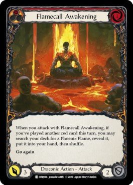 Flamecall Awakening (Regular) - Uprising (Common) [UPR-096] - Cards Beyond