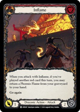 Inflame (Regular) - Uprising (Common) [UPR-097] - Cards Beyond