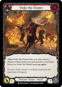Stoke the Flames (Regular) - Uprising (Common) [UPR-100] - Cards Beyond