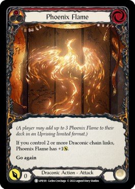 Phoenix Flame (Regular) - Uprising (Token) [UPR-101] - Cards Beyond