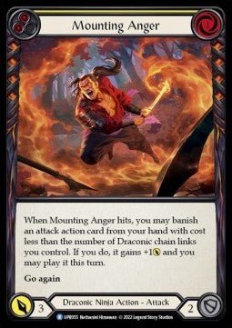 Mounting Anger (Yellow) (Regular) - Uprising (Rare) [UPR-055] - Cards Beyond