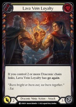 Lava Vein Loyalty (Yellow) (Regular) - Uprising (Common) [UPR-070] - Cards Beyond