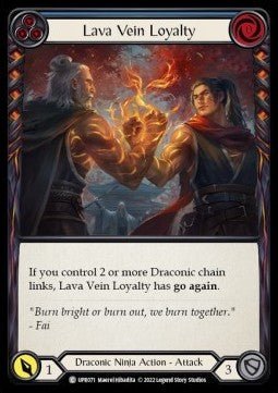 Lava Vein Loyalty (Blue) (Regular) - Uprising (Common) [UPR-071] - Cards Beyond