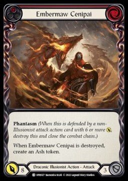 Embermaw Cenipai (Red) (Rainbow Foil) - Uprising (Common) [UPR-027] - Cards Beyond