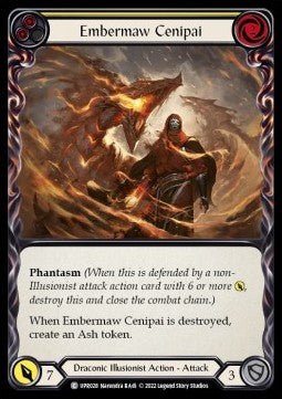 Embermaw Cenipai (Yellow) (Rainbow Foil) - Uprising (Common) [UPR-028] - Cards Beyond
