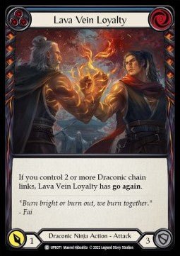 Lava Vein Loyalty (Blue) (Rainbow Foil) - Uprising (Common) [UPR-071] - Cards Beyond