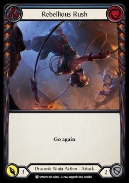 Rebellious Rush (Blue) (Regular) - Uprising (Common) [UPR-074] - Cards Beyond