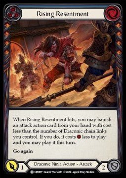 Rising Resentment (Blue) (Rainbow Foil) - Uprising (Common) [UPR-077] - Cards Beyond