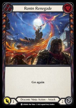 Ronin Renegade (Blue) (Regular) - Uprising (Common) [UPR-080] - Cards Beyond