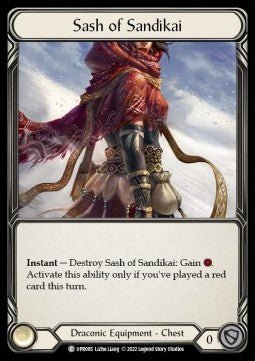 Sash of Sandikai (Regular) - Uprising (Common) [UPR-085] - Cards Beyond