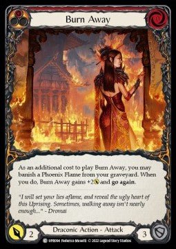 Burn Away (Rainbow Foil) - Uprising (Common) [UPR-094] - Cards Beyond