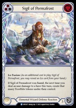 Sigil of Permafrost (Yellow) (Regular) - Uprising (Rare) [UPR-107] - Cards Beyond