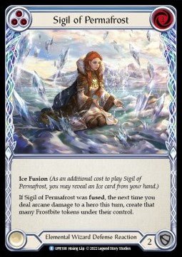 Sigil of Permafrost (Blue) (Rainbow Foil) - Uprising (Rare) [UPR-108] - Cards Beyond
