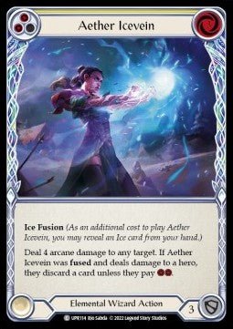 Aether Icevein (Yellow) (Rainbow Foil) - Uprising (Common) [UPR-114] - Cards Beyond