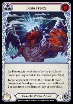 Brain Freeze (Red) (Regular) - Uprising (Common) [UPR-116] - Cards Beyond