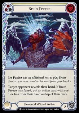 Brain Freeze (Yellow) (Regular) - Uprising (Common) [UPR-117] - Cards Beyond