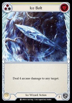 Ice Bolt (Yellow) (Rainbow Foil) - Uprising (Common) [UPR-134] - Cards Beyond