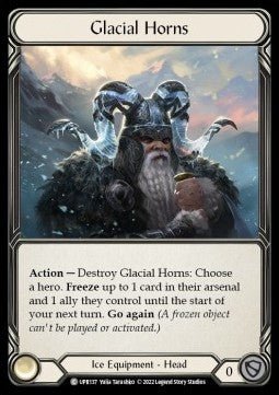 Glacial Horns (Regular) - Uprising (Common) [UPR-137] - Cards Beyond