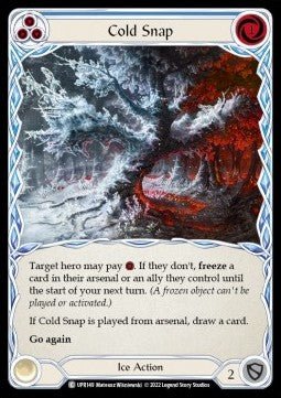 Cold Snap (Blue) (Regular) - Uprising (Common) [UPR-149] - Cards Beyond