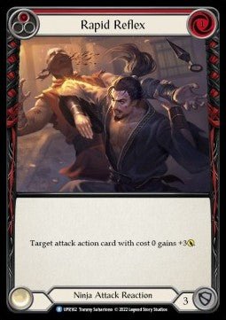 Rapid Reflex (Red) (Rainbow Foil) - Uprising (Rare) [UPR-162] - Cards Beyond