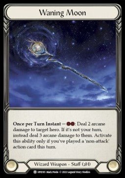 Waning Moon (Regular) - Uprising (Token) [UPR-165] - Cards Beyond