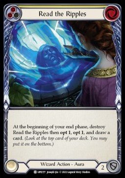 Read the Ripples (Yellow) (Rainbow Foil) - Uprising (Common) [UPR-177] - Cards Beyond