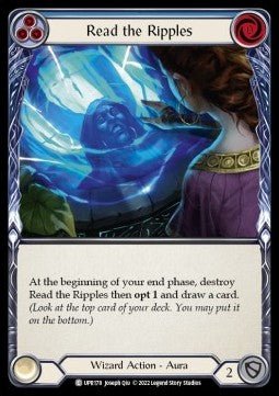 Read the Ripples (Blue) (Regular) - Uprising (Common) [UPR-178] - Cards Beyond