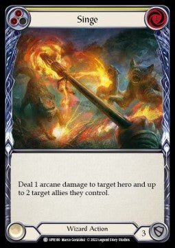 Singe (Yellow) (Regular) - Uprising (Common) [UPR-180] - Cards Beyond