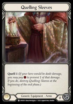 Quelling Sleeves (Regular) - Uprising (Common) [UPR-185] - Cards Beyond