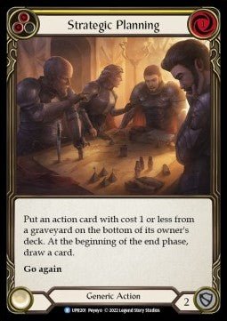 Strategic Planning (Yellow) (Regular) - Uprising (Rare) [UPR-201] - Cards Beyond