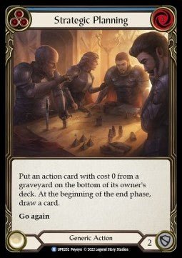 Strategic Planning (Blue) (Regular) - Uprising (Rare) [UPR-202] - Cards Beyond