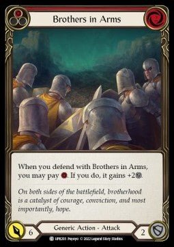 Brothers in Arms (Red) (Regular) - Uprising (Common) [UPR-203] - Cards Beyond