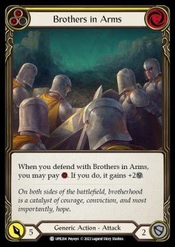 Brothers in Arms (Yellow) (Regular) - Uprising (Common) [UPR-204] - Cards Beyond