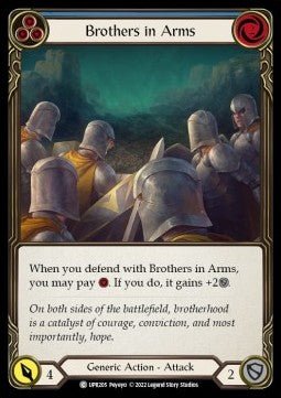 Brothers in Arms (Blue) (Regular) - Uprising (Common) [UPR-205] - Cards Beyond