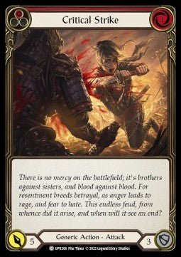 Critical Strike (Red) (Regular) - Uprising (Common) [UPR-206] - Cards Beyond