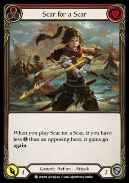 Scar for a Scar (Red) (Regular) - Uprising (Common) [UPR-209] - Cards Beyond