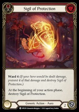 Sigil of Protection (Red) (Regular) - Uprising (Common) [UPR-218] - Cards Beyond