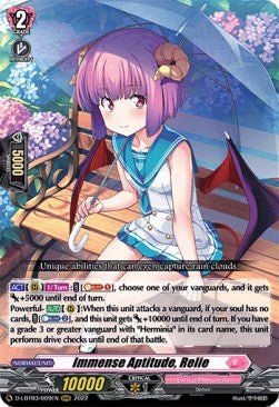 Immense Aptitude, Relie (V.1 - Triple Rare) - Lyrical Monasterio: Summertime Memories! (Triple Rare) [D-LBT03-009] - Cards Beyond