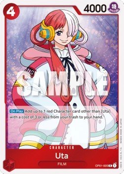 Uta (OP01-005) - Romance Dawn (Rare) [OP01-005] - Cards Beyond