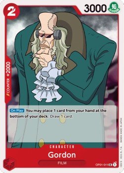 Gordon (OP01-011) - Romance Dawn (Uncommon) [OP01-011] - Cards Beyond