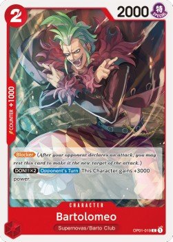 Bartolomeo (OP01-019) - Romance Dawn (Common) [OP01-019] - Cards Beyond