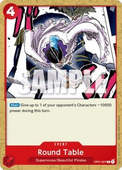 Round Table (OP01-027) - Romance Dawn (Common) [OP01-027] - Cards Beyond